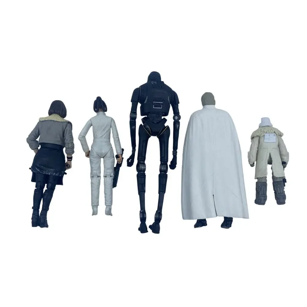 Star Wars Black Series Lot of 5 Range Trooper Leia Qi'ra K-2SO Krennic Figures